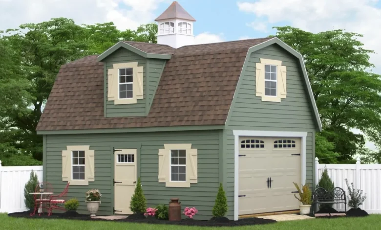 2 storey garden shed