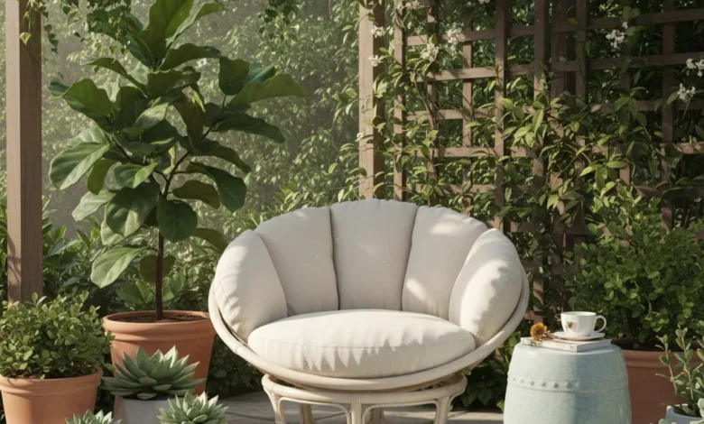 ceramic garden stool