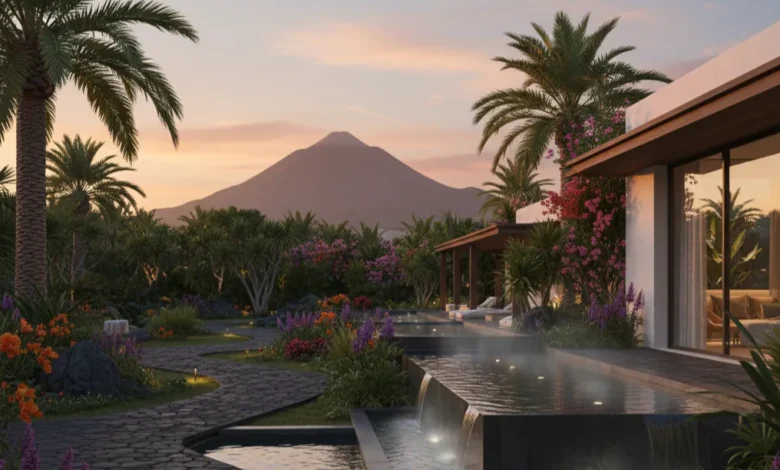 vulcano hotel garden