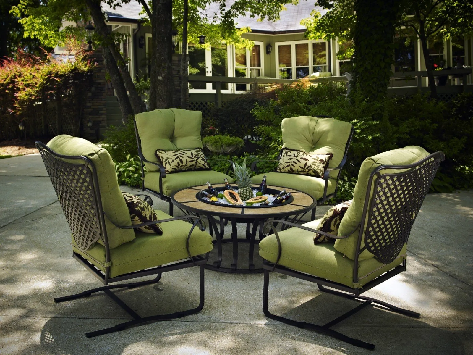garden chairs wrought iron